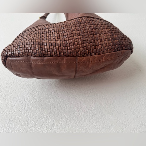 Marta Ponti Portugal Brown Leather Woven Tote Bag - Picture 4 of 11